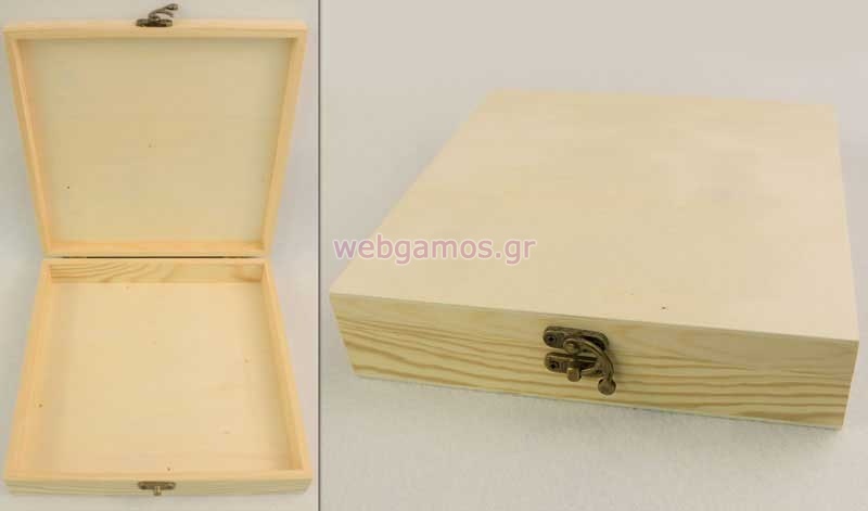 Ξύλινο Κουτί για στέφανα (0519378)