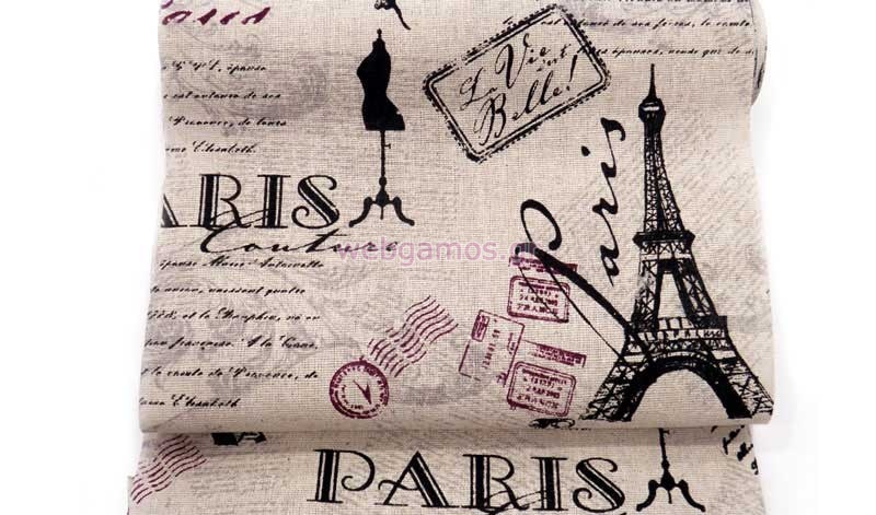 Ρολό Καραβόπανο Παρίσι ασπρόμαυρο (0527182)