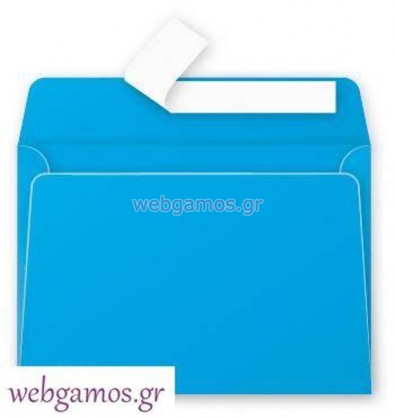 Φάκελος μπλε τυρκουάζ 11.4 x 16.2 εκ (325556)