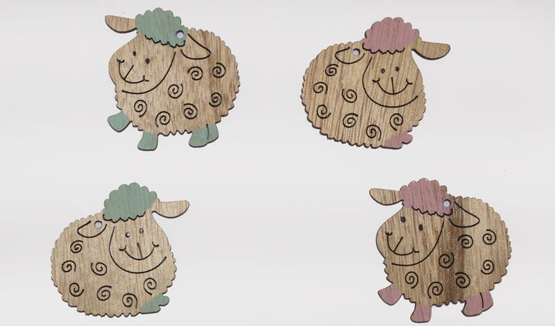 Ξύλινο Διακοσμητικό προβατάκι (0519494)