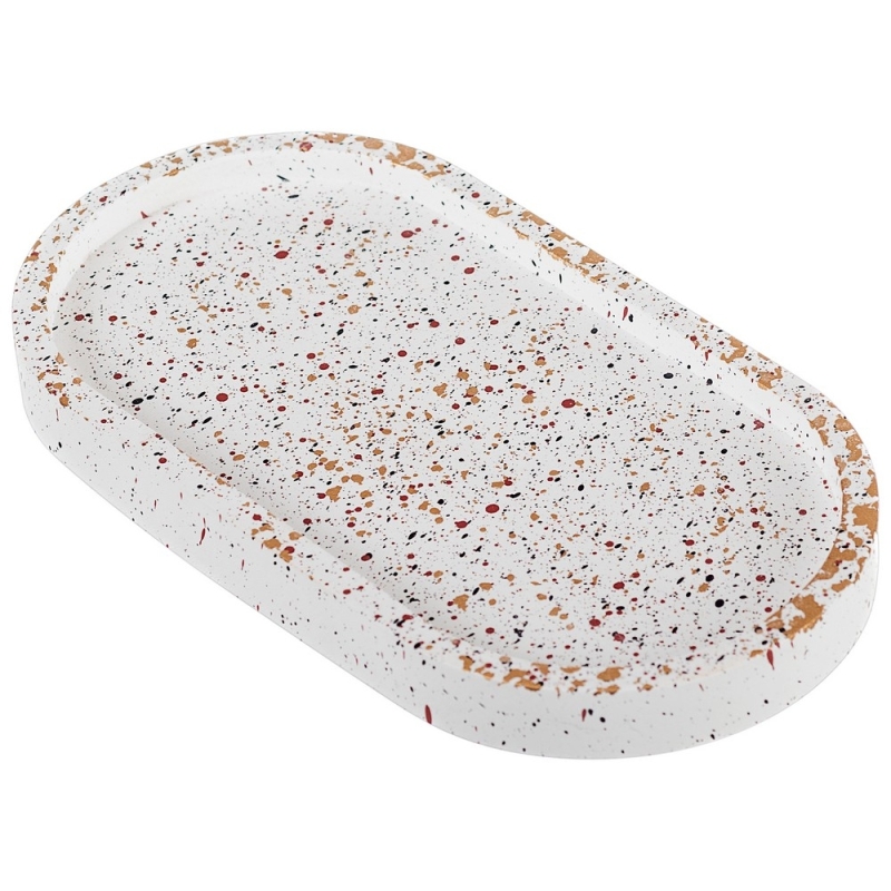 ΔΙΑΚΟΣΜΗΤΙΚΟΣ ΟΒΑΛ ΛΕΥΚΟΣ/ΧΡΥΣΟΣ ΔΙΣΚΟΣ Κ830 23.5εκ