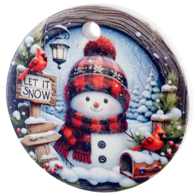 ΕΚΤΥΠΩΜΕΝΟ ΚΕΡΑΜΙΚΟ ΧΙΟΝΑΝΘΡΩΠΟΣ Κ860 6.8κ