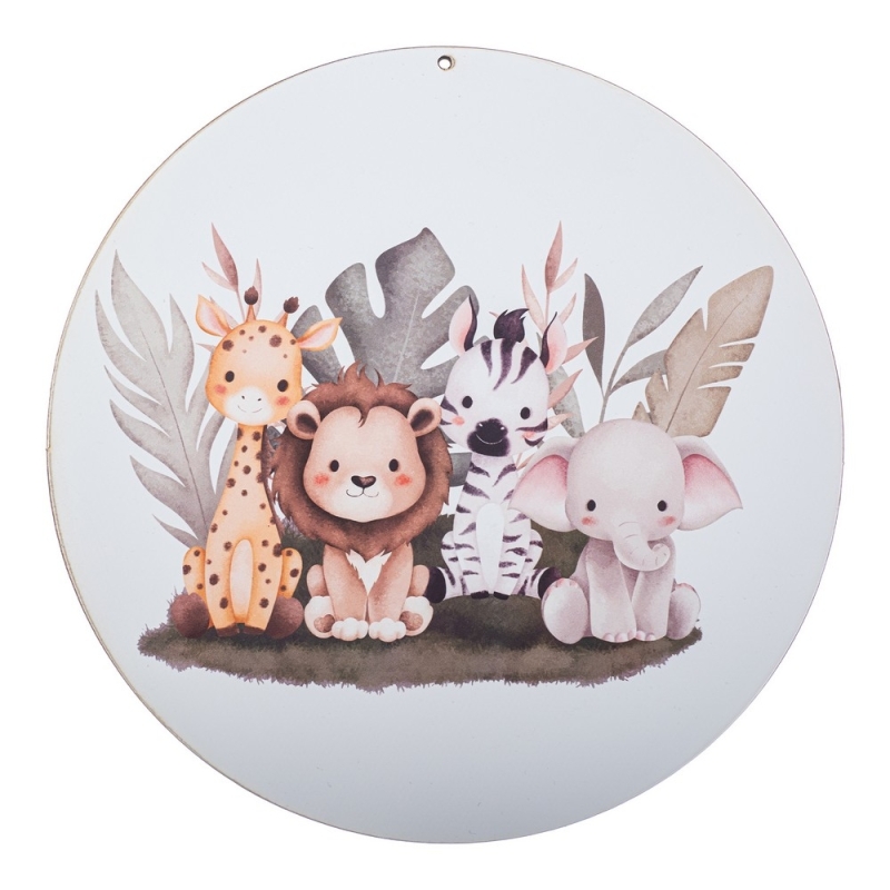 Ζώα ζούγκλας εκτυπωμένο 22εκ ΝΒ594