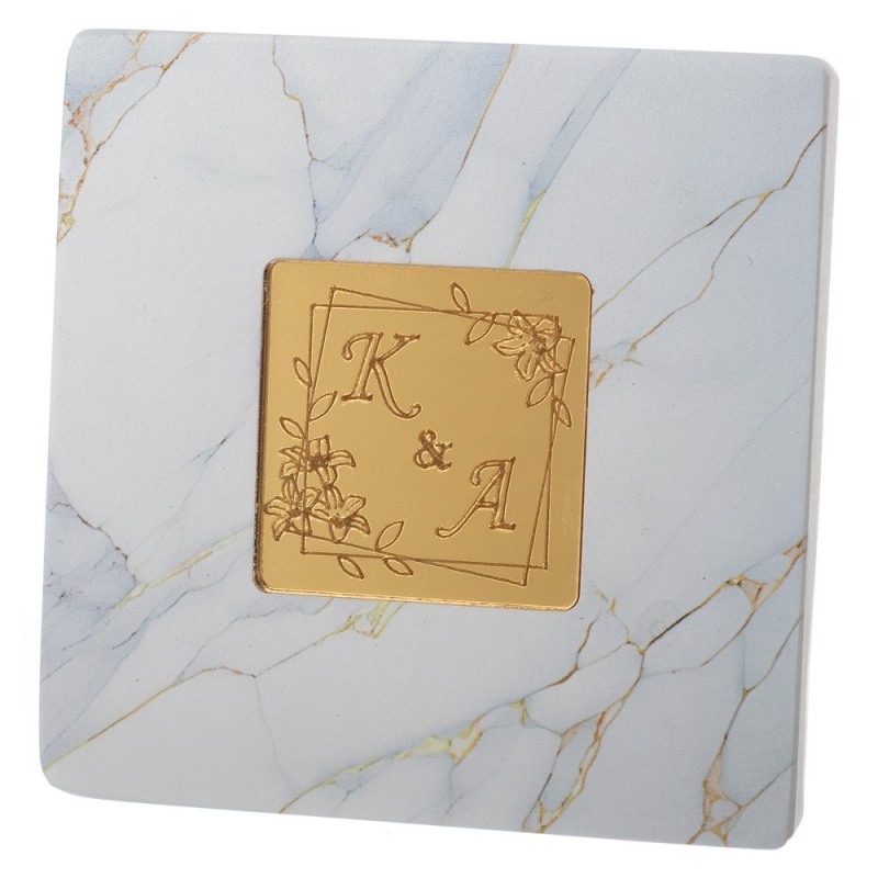 Κεραμικό Σουβέρ Αρχικά Κ911 9.5*9.5εκ