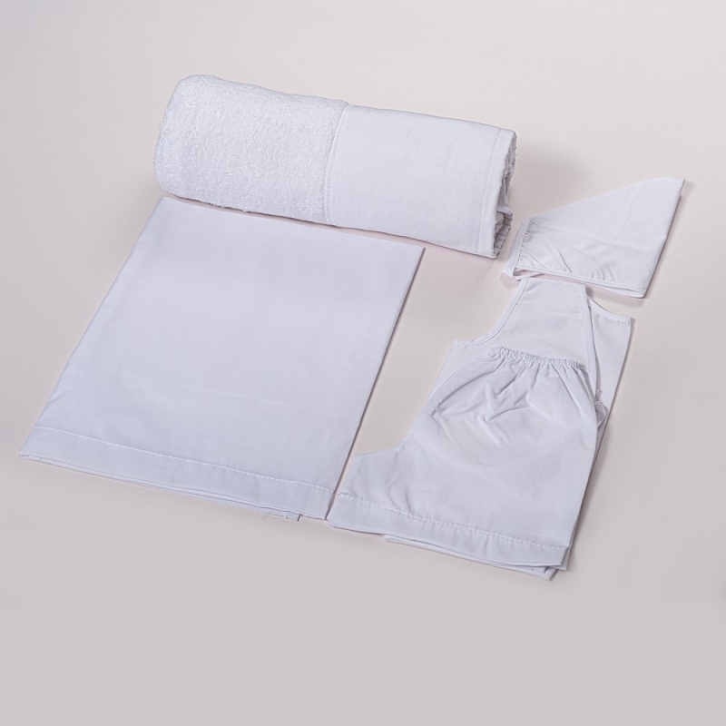 Λαδόπανο Μονόχρωμο Αγόρι με Ύφασμα στην Πετσέτα Λ237