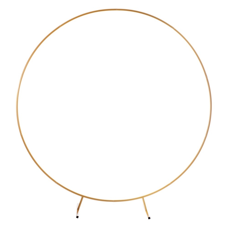 Μεταλλική Αψίδα Στρογγυλή Χρυσή ΡΤ227