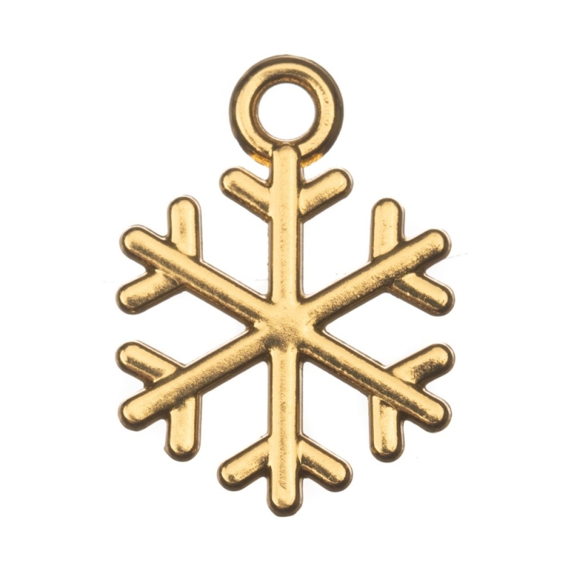 Μεταλλικό Νιφάδα Χιονιού 50τμχ Ε89