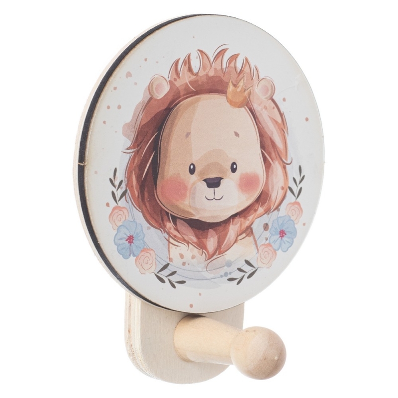 Ξύλινη Κρεμάστρα Λιοντάρι ΝΒ510