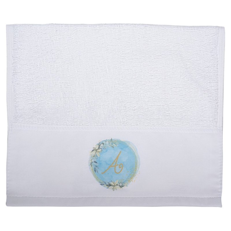 Πετσέτα Εκτυπωμένη Αρχικό Σιελ ΝΒ564