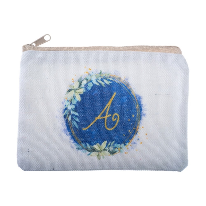 Πορτοφολάκι με Αρχικό Μπλε ΝΒ517