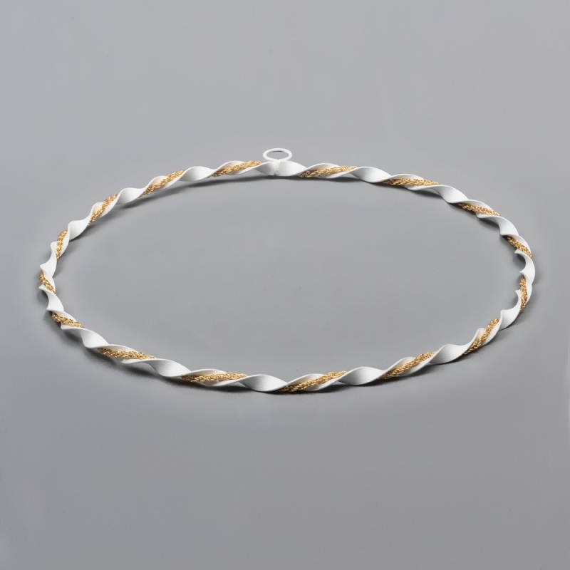 Στέφανα Επάργυρα 4813 με Λευκό Σμάλτο