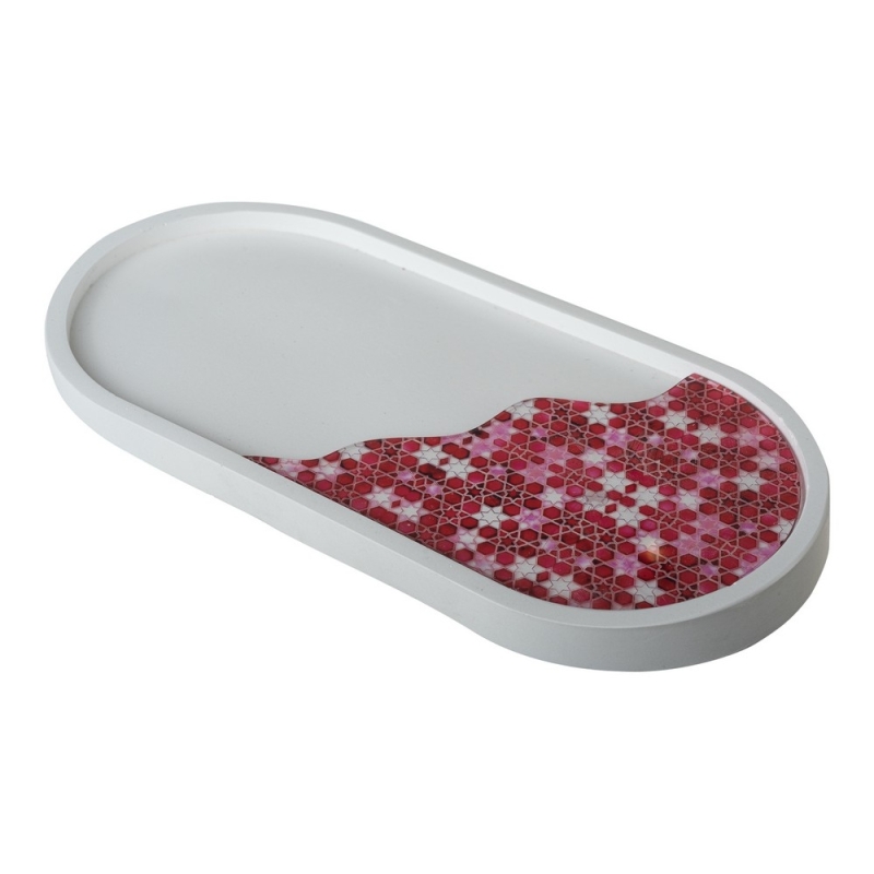 ΔΙΑΚΟΣΜΗΤΙΚΟΣ ΟΒΑΛ ΚΟΚΚΙΝΟΣ ΔΙΣΚΟΣ Κ890 23.5εκ