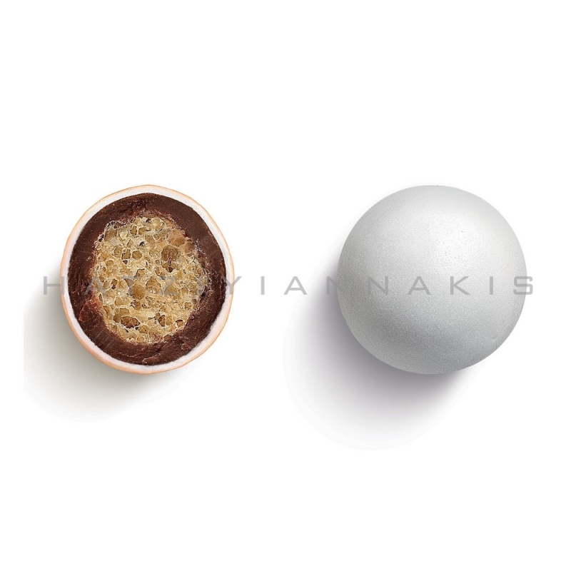 Κουφέτο Crispy Twist 700g, Λευκό Ματ