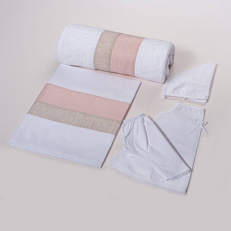 Λαδόπανο Ροζ Λινό Κορίτσι Λ251