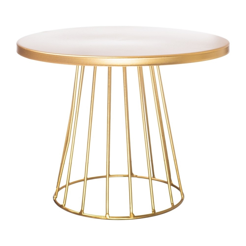 Μεταλλική Βάση για Γλυκά Σετ Χρυσό ΡΤ231