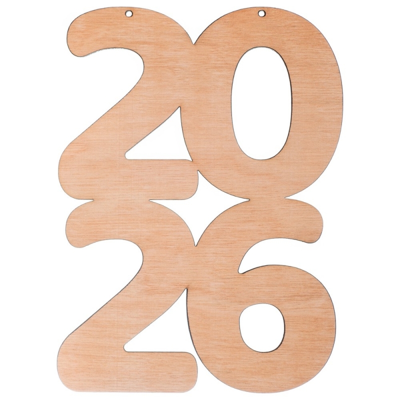 Ξύλινη Χρονολογία 2026 ΝΒ555 15Χ20εκ