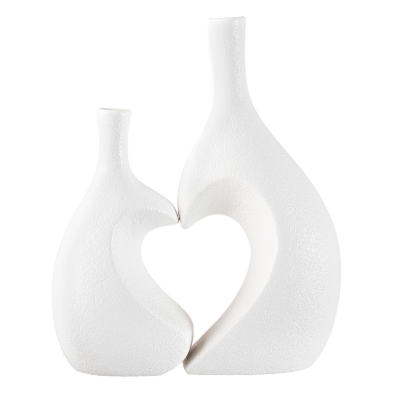 Κεραμικό Βάζο Διπλό Καρδιά ΡΤ224