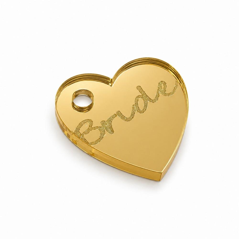 Πλέξι Καρδιά Bride 2*1.9εκ Ε103