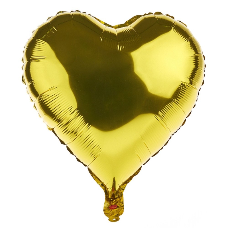 ΜΠΑΛΟΝΙ FOIL ΚΑΡΔΙΑ ΧΡΥΣΟ ΡΤ036-3 45εκ