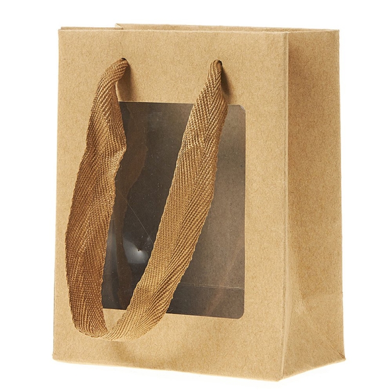 Τσάντα Χάρτινη Δώρου Παράθυρο ΡΤ078 12*15*6εκ