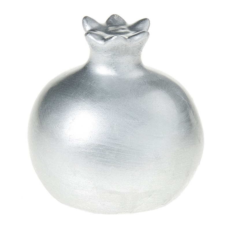 Κεραμικό Ρόδι Κ420 Ασημί