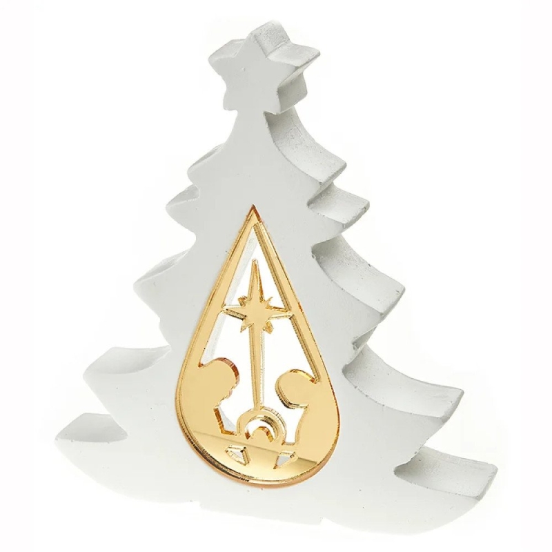 ΚΕΡΑΜΙΚΟ ΛΕΥΚΟ ΔΕΝΤΡΟ ΜΕ ΦΑΤΝΗ Κ668