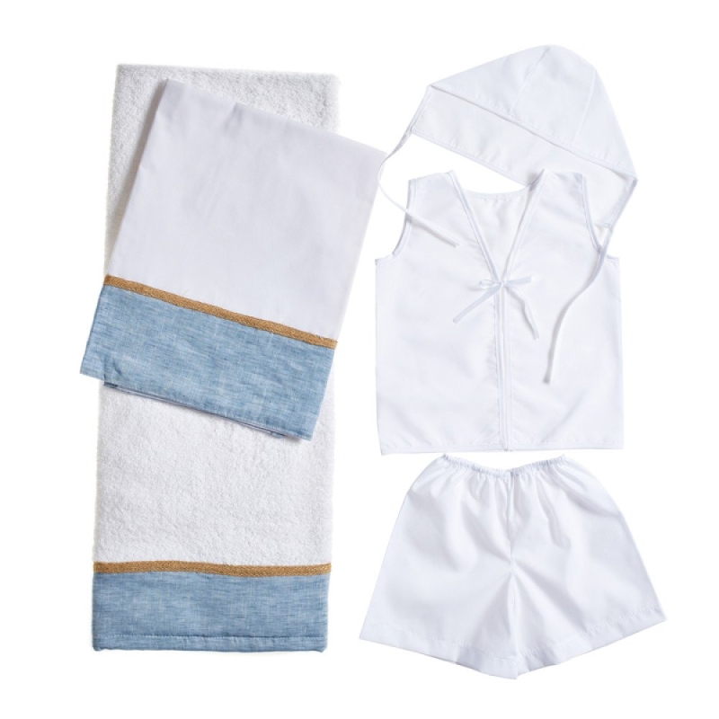 Λαδόπανο Λινό Μπλε Αγόρι Λ205