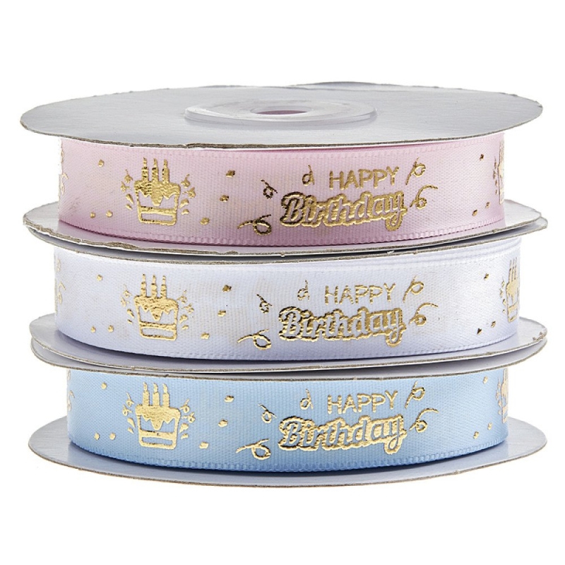 ΚΟΡΔΕΛΑ HAPPY BIRTHDAY 15χιλΧ20μ. 40813-82