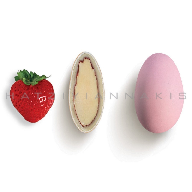 Choco Almond Φράουλα Χρώμα κουτί 1kg