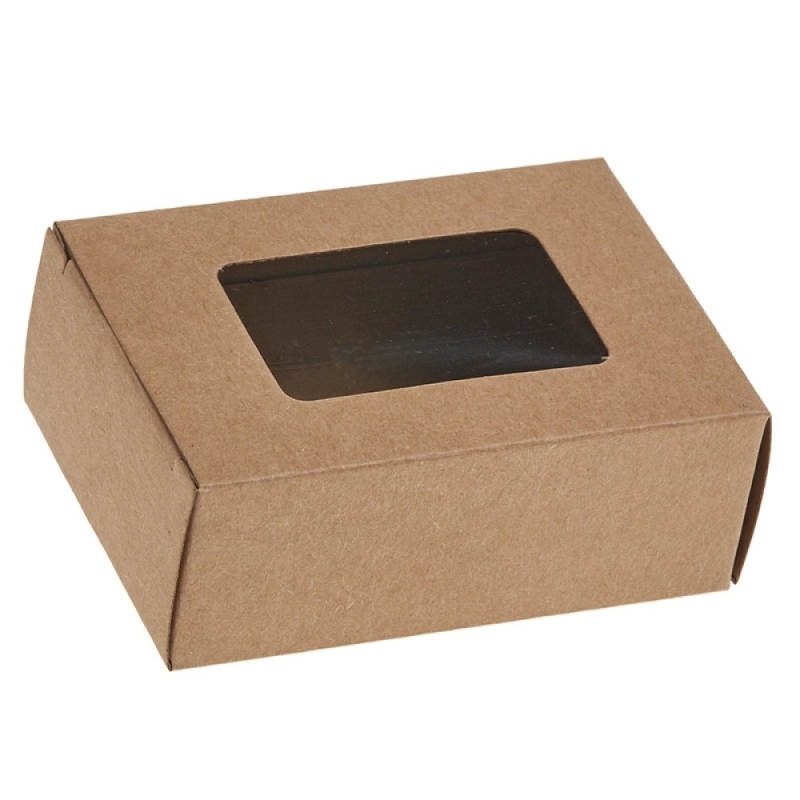 Κουτάκι Κραφτ με Παράθυρο ΡΤ035 8Χ5.5Χ3