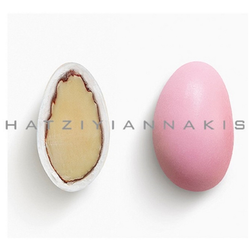 Αμυγδάλου κλασσικό χρώμα κουτί 1kg, ροζ ανοιχτό ματ