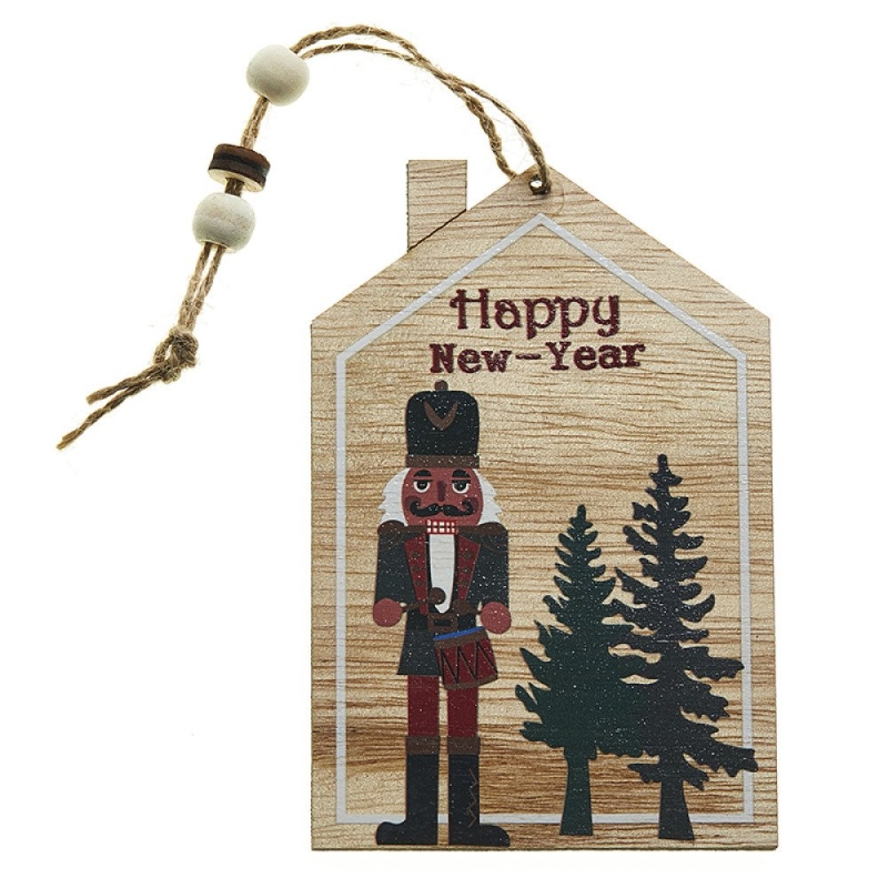 ΞΥΛΙΝΟ ΣΠΙΤΙ ΣΤΡΑΤΙΩΤΗΣ NEW YEAR ΡΤ095-2 11.5εκ