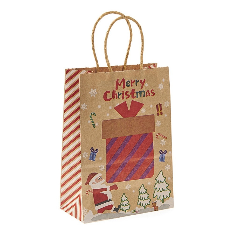 Τσάντα Χάρτινη Χριστούγεννα ΡΤ139-1 21*15*8εκ