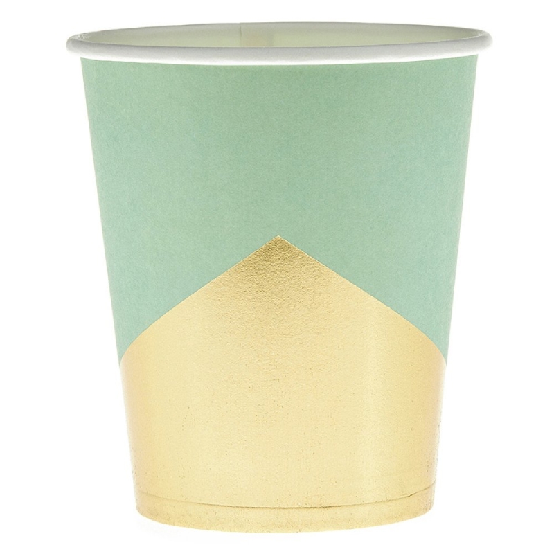 Ποτήρι Βεραμάν Χρυσό ΡΤ071-3 Σετ 10τμχ