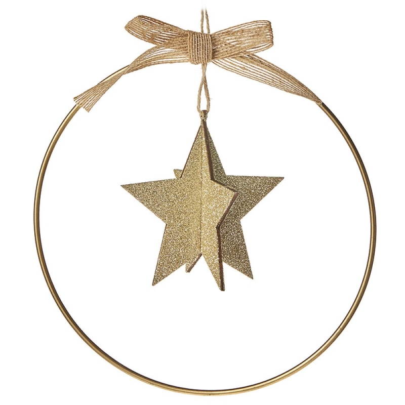 ΞΥΛΙΝΟ ΣΕ ΚΥΚΛΟ ΑΣΤΕΡΙ 20εκ ZL63735Α