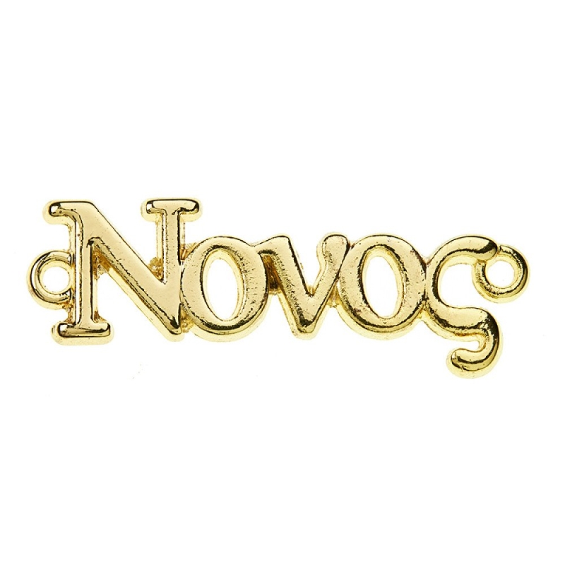 Μεταλλικό Νονός Χρυσό NU2081 3x2.5cm