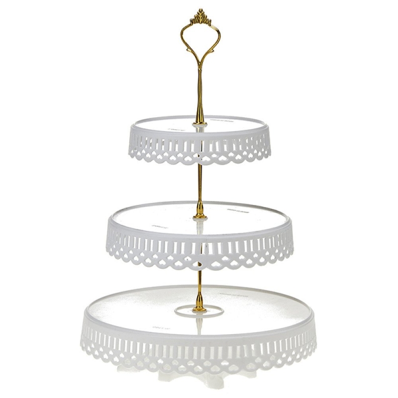 ΒΑΣΗ ΓΛΥΚΩΝ ΤΡΙΟΡΟΦΗ ΛΕΥΚΗ ΡΣ002