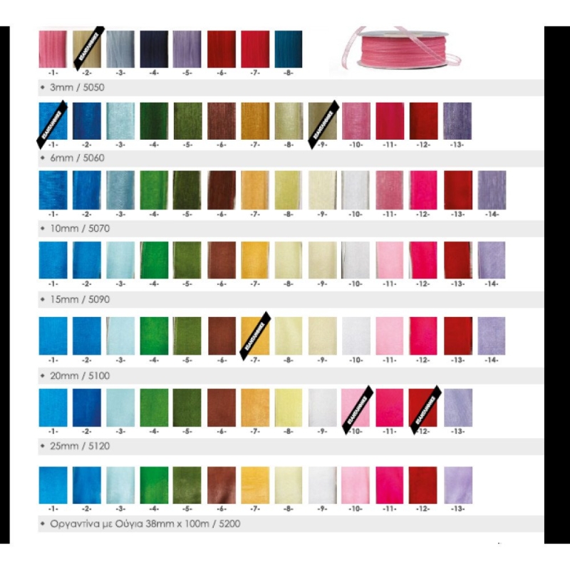 ΚΟΡΔΕΛΑ ΟΡΓΑΝΤΙΝΑ ΟΥΓΙΑ 10mm