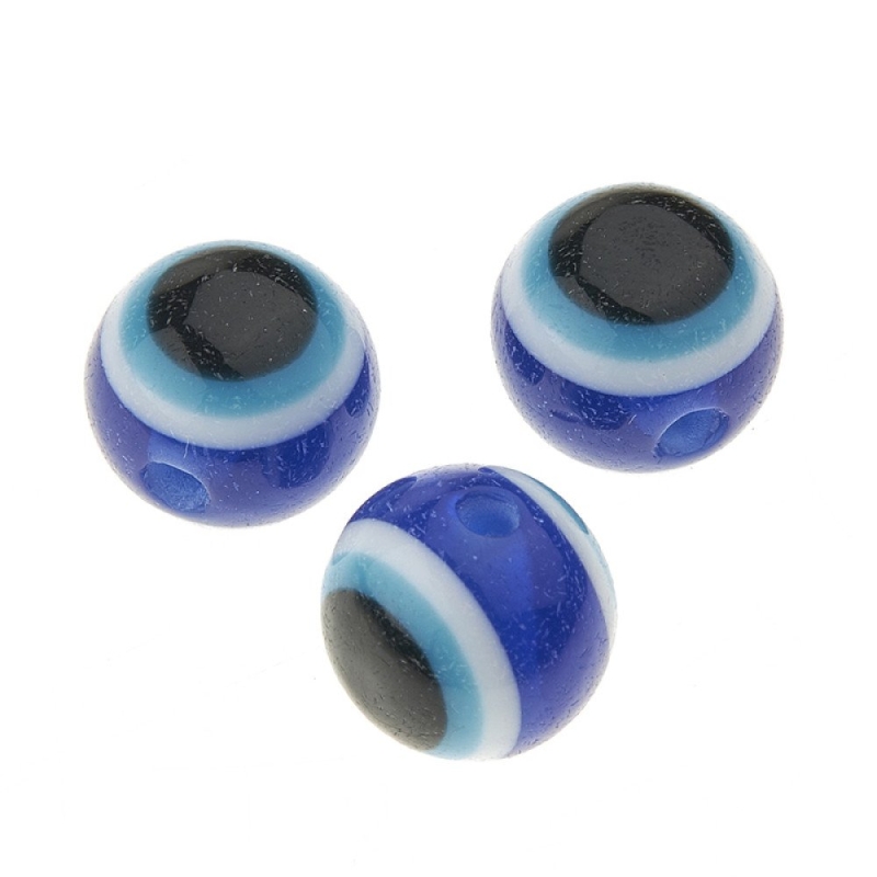 Χάντρα Ματάκι Μπλε NU2303-10 10χιλ