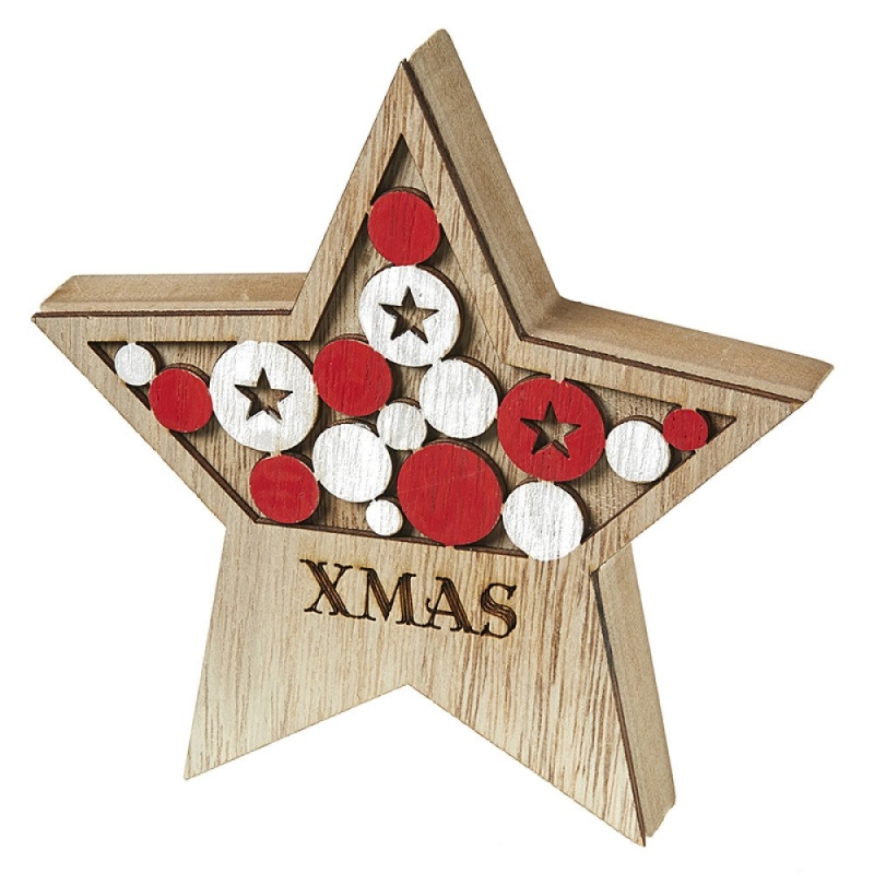 ΞΥΛΙΝΟ ΕΠΙΤΡΑΠΕΖΙΟ ΑΣΤΕΡΙ 15εκ ZL62258