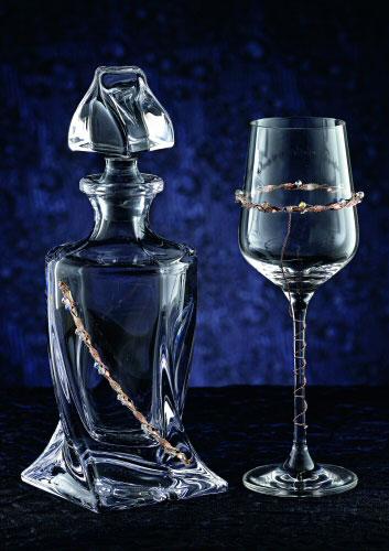 Σετ Καράφα - Ποτήρι γάμου (3082)