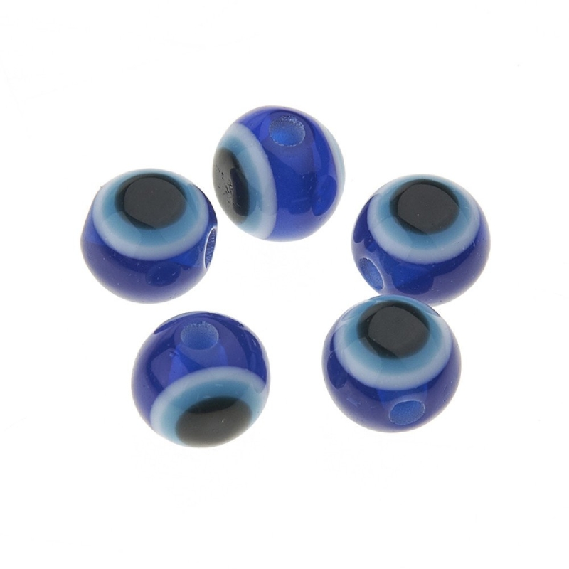 Χάντρα Ματάκι Μπλε NU2303-6 6χιλ