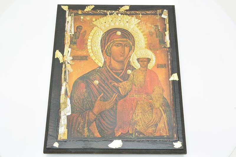 Εικόνα μασίφ ξύλο με επιλογή Αγίου (853602)