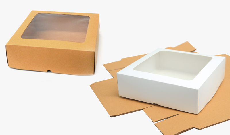 ΚΟΥΤΙ ΤΕΤΡΑΓΩΝΟ ΧΑΡΤΙΝΟ ΜΕ ΚΑΠΑΚΙ ΚΑΙ ΠΑΡΑΘΥΡΟ ΖΕΛΑΤΙΝΑ 20cm x 20cm x 6.5cm 0402215