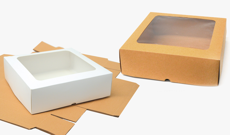 ΚΟΥΤΙ ΤΕΤΡΑΓΩΝΟ ΧΑΡΤΙΝΟ ΜΕ ΚΑΠΑΚΙ ΚΑΙ ΠΑΡΑΘΥΡΟ ΖΕΛΑΤΙΝΑ 25cm x 25cm x 7.5cm 0402216