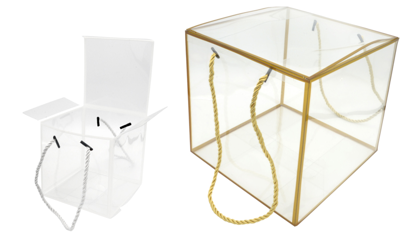 ΤΣΑΝΤΑ ΚΟΥΤΙ ΚΥΒΟΣ ΖΕΛΑΤΙΝΑ ΜΕ ΧΕΡΟΥΛΙΑ 21cm 0402331