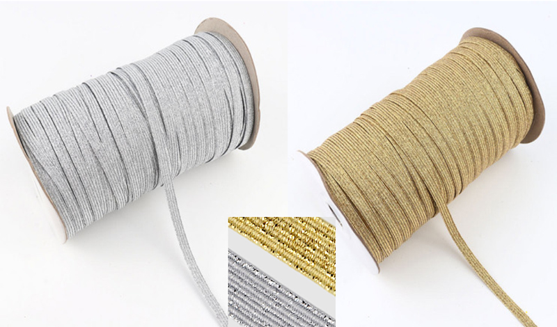 ΚΟΡΔΕΛΑ ΕΛΑΣΤΙΚΗ ΧΡΥΣΟ/ΑΣΗΜΙ 3mm x 180m 0501145