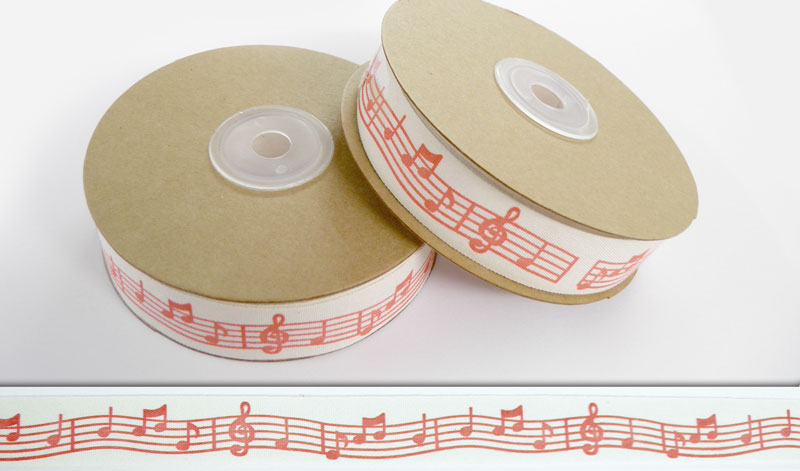 ΚΟΡΔΕΛΑ ΒΑΜΒΑΚΕΡΗ ΝΟΤΕΣ KOKKINO 2cm 20Y 0501186