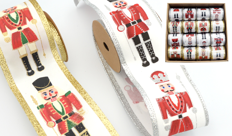 ΧΡΙΣΤΟΥΓΕΝΝΙΑΤΙΚΗ ΚΟΡΔΕΛΑ ΥΦΑΣΜΑΤΙΝΗ ΜΕ ΓΚΛΙΤΕΡ 05012381