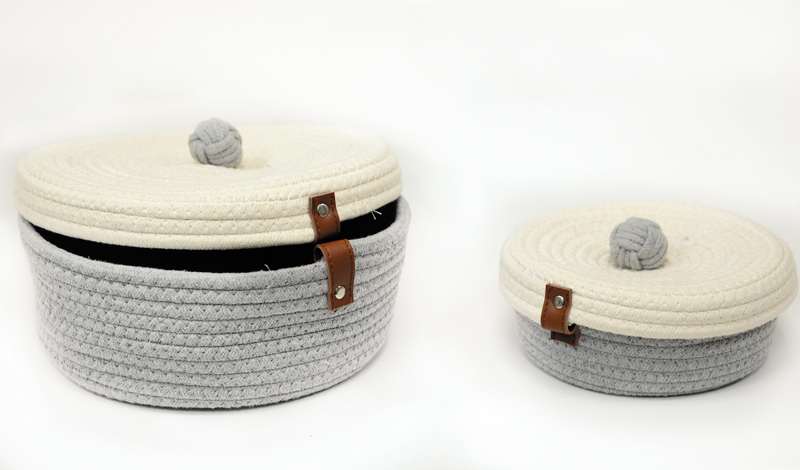 ΚΟΥΤΙ ΣΤΡΟΓΓΥΛΟ BOHO ΒΑΜΒΑΚΕΡΟ ΜΕ ΚΑΠΑΚΙ ΣΕΤ/2 0502360